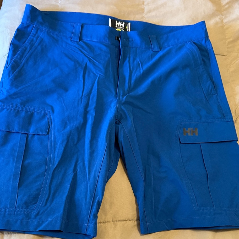 Helly Hansen Men's Vibrant Blue Cargo Shorts